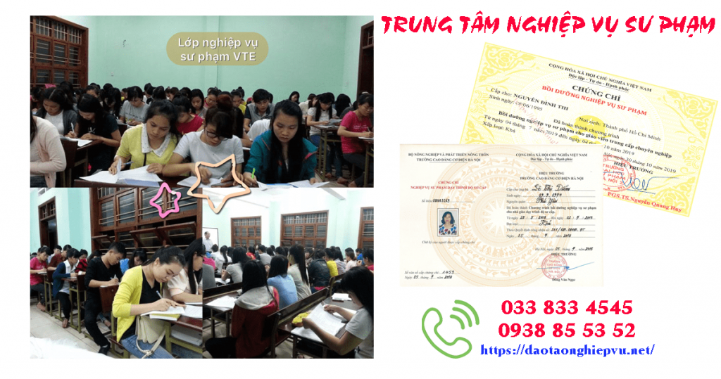 Thông báo mở lớp nghiệp vụ sư phạm